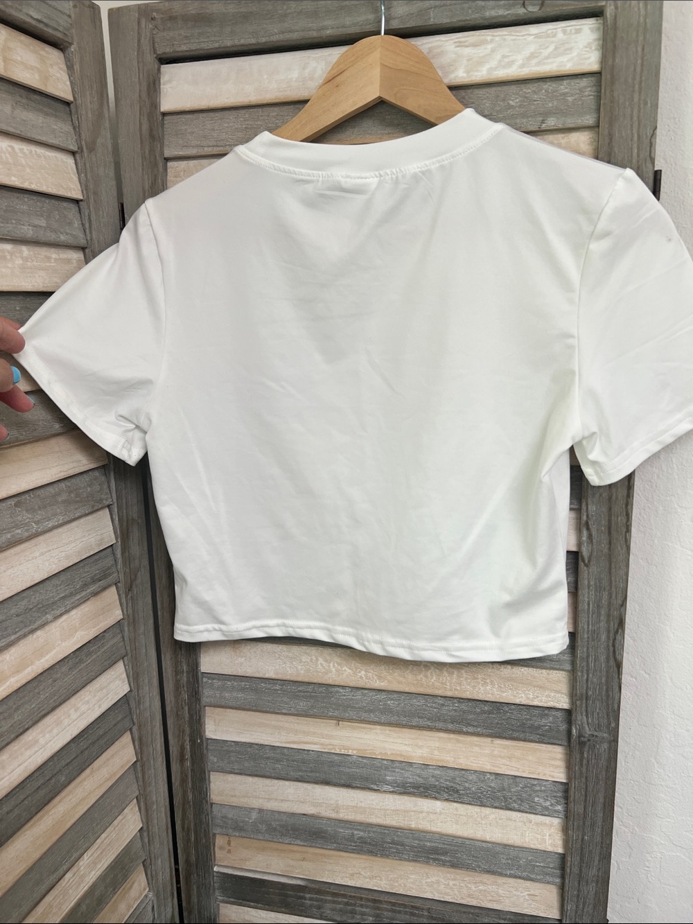 Crop Top Spice Girls White Tee - Picture 3 of 3